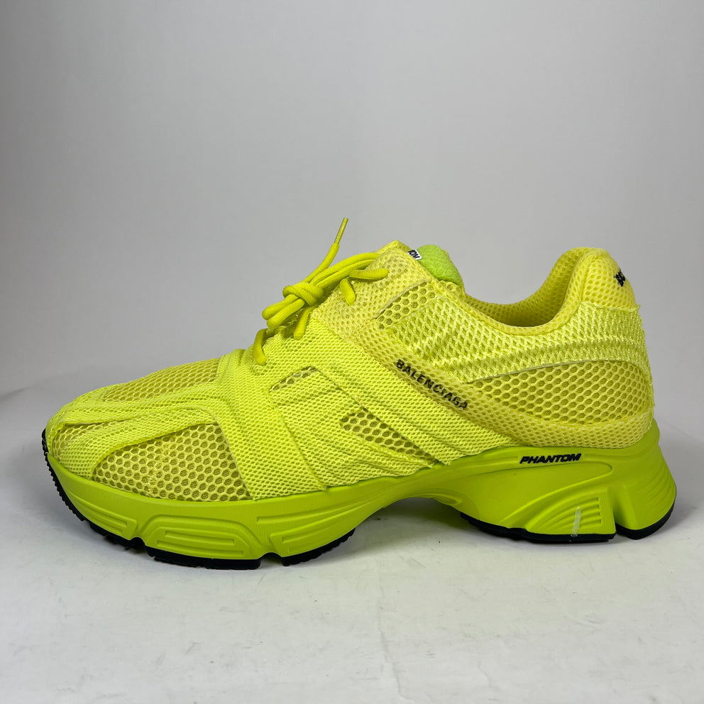 Balenciaga Neon Yellow Phantom Sneaker Size 46