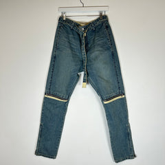 Sacai Lightwash Zipper Denim Jeans 32