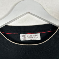 Brunello Cucinelli Black Cashmere Long-Sleeve Size 54