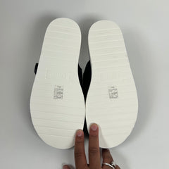 Dior Black Oblique Alpha Sandals Size 42