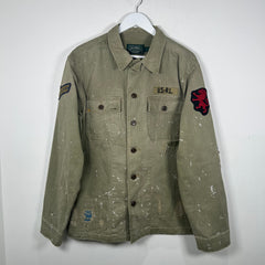 Ralph Lauren Herringbone Field Patch Jacket Size L