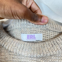 ERL Brown Gradient Rainbow Knit Sweater