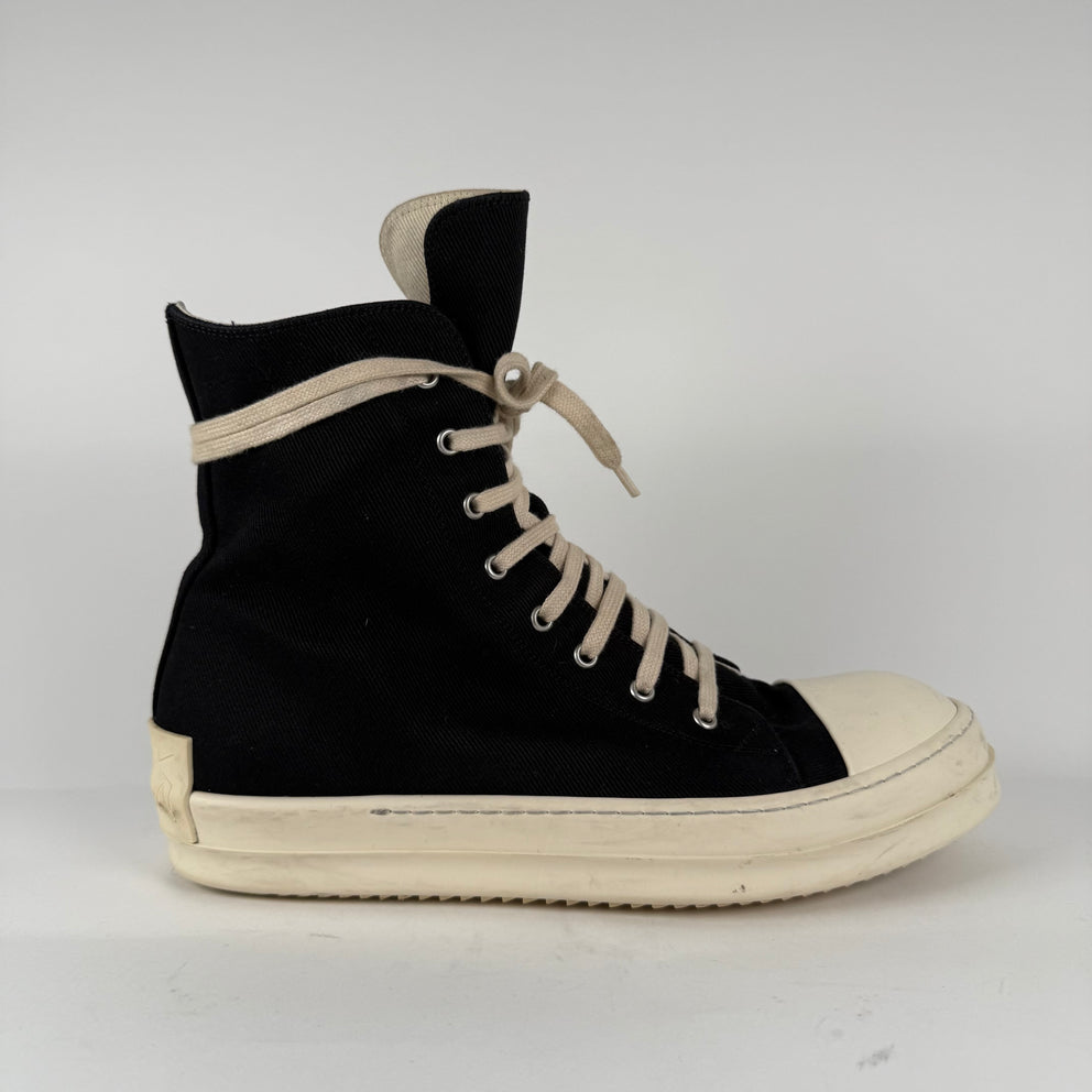 Rick Owens DRKSHDW Canvas Ramones Size 43