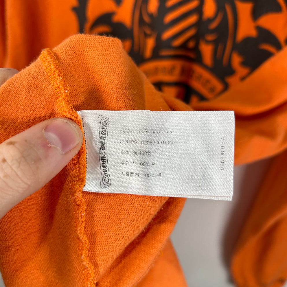 Chrome Hearts Orange Dagger Vine Longsleeve Size XL
