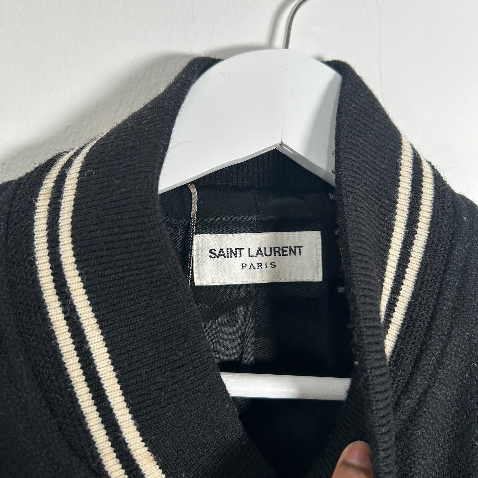 Saint Laurent Teddy Jacket Black Size XL (56)