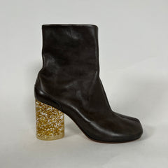 Maison Margiela Glitter Heel Tabi Boots Sz 37