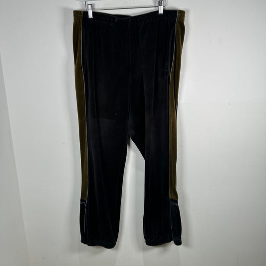 Supreme Color Block Velour Sweatpants Size L