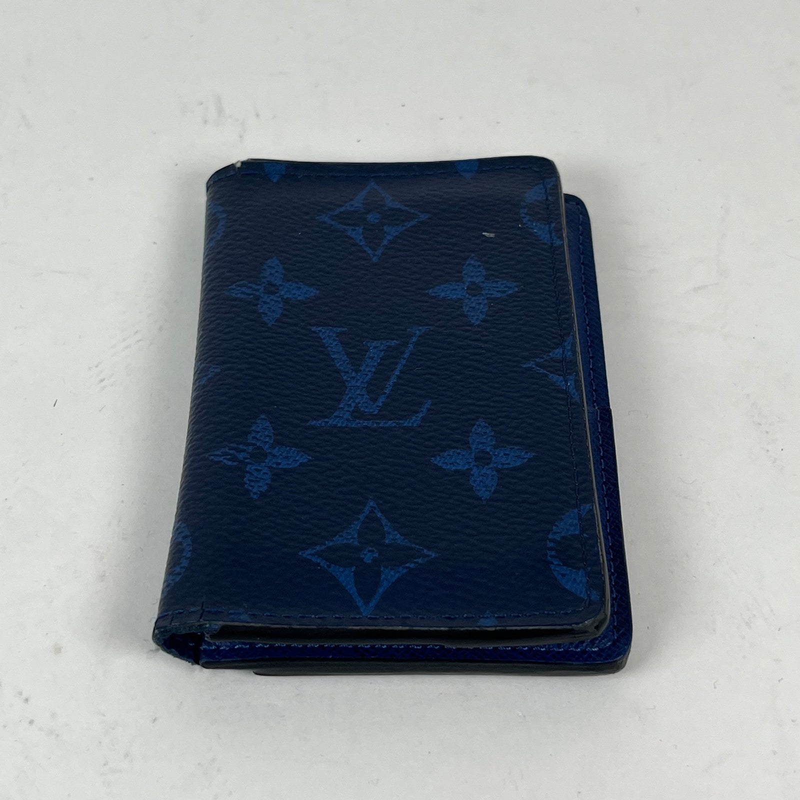 Louis Vuitton Monogram Blue Pocket Organizer