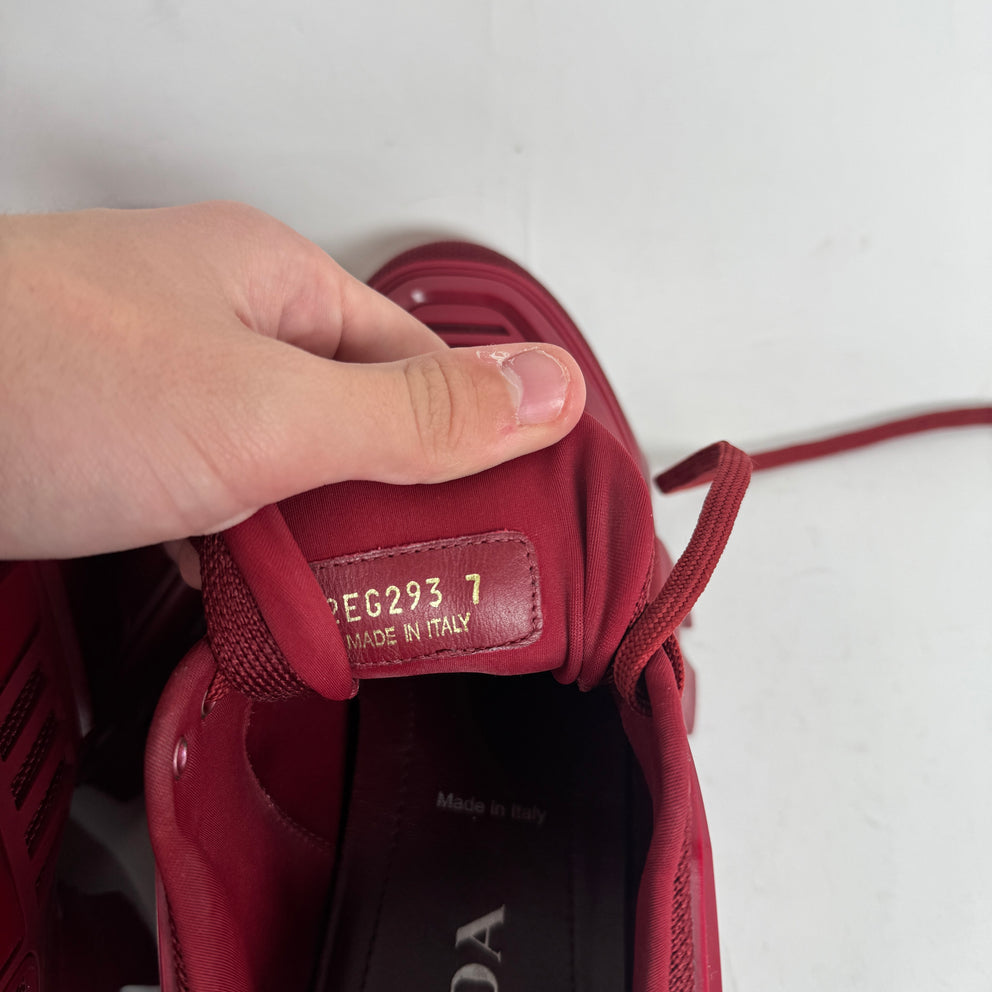 Prada Burgundy Red Cloudbust Size 9