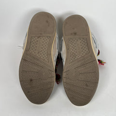 Lanvin White Leather Curb Sneaker Size 43