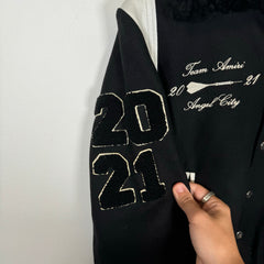 Amiri "Always On Point" Varsity Jacket Size 46