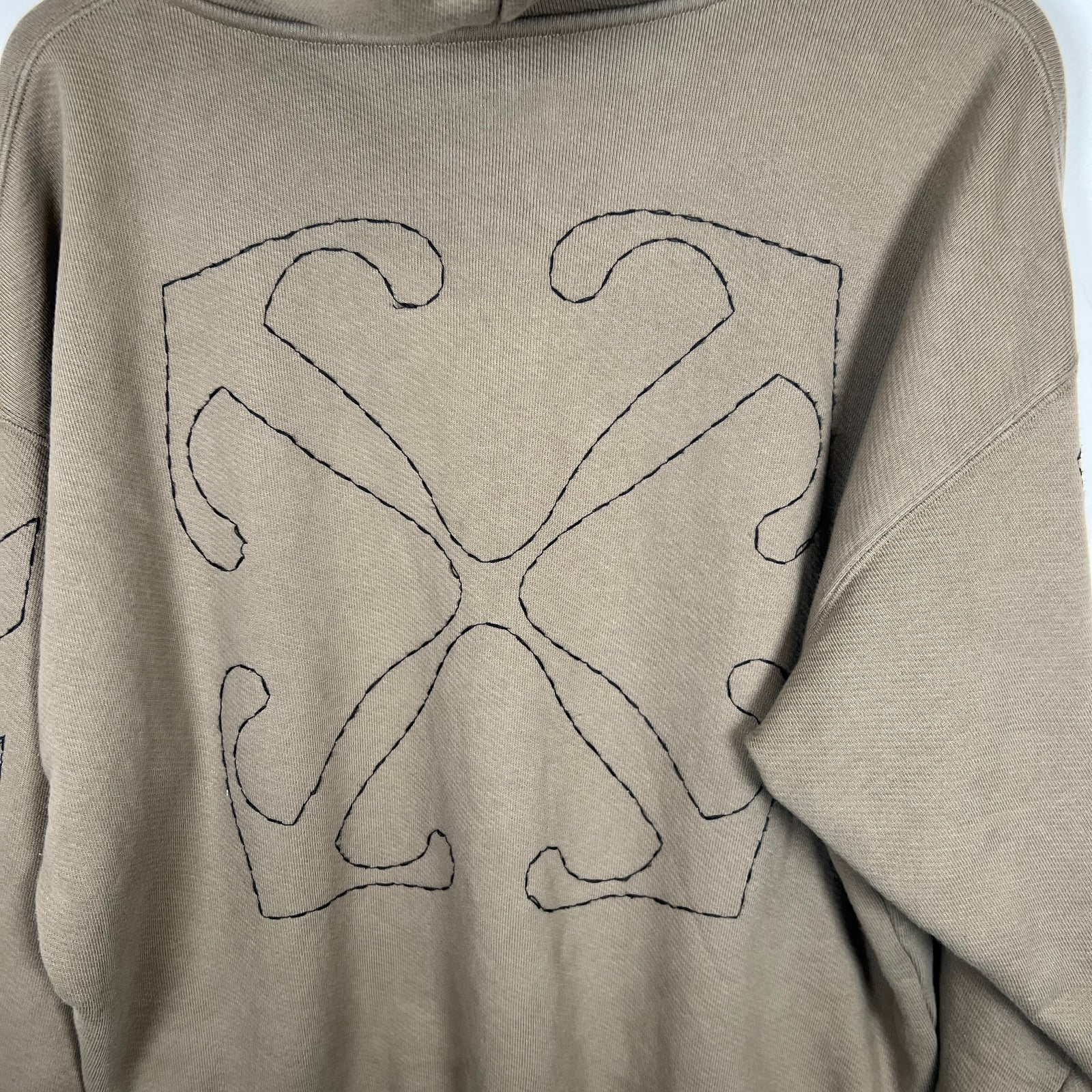 Off-White Olive Stitch Hoodie Sz M