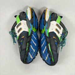 Balenciaga Green/Blue Track Sneakers Size 45
