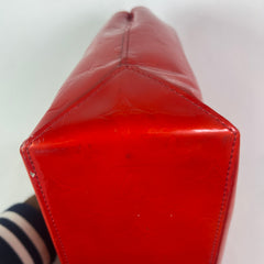 Louis Vuitton Red Monogram Vernis Reade PM Handbag