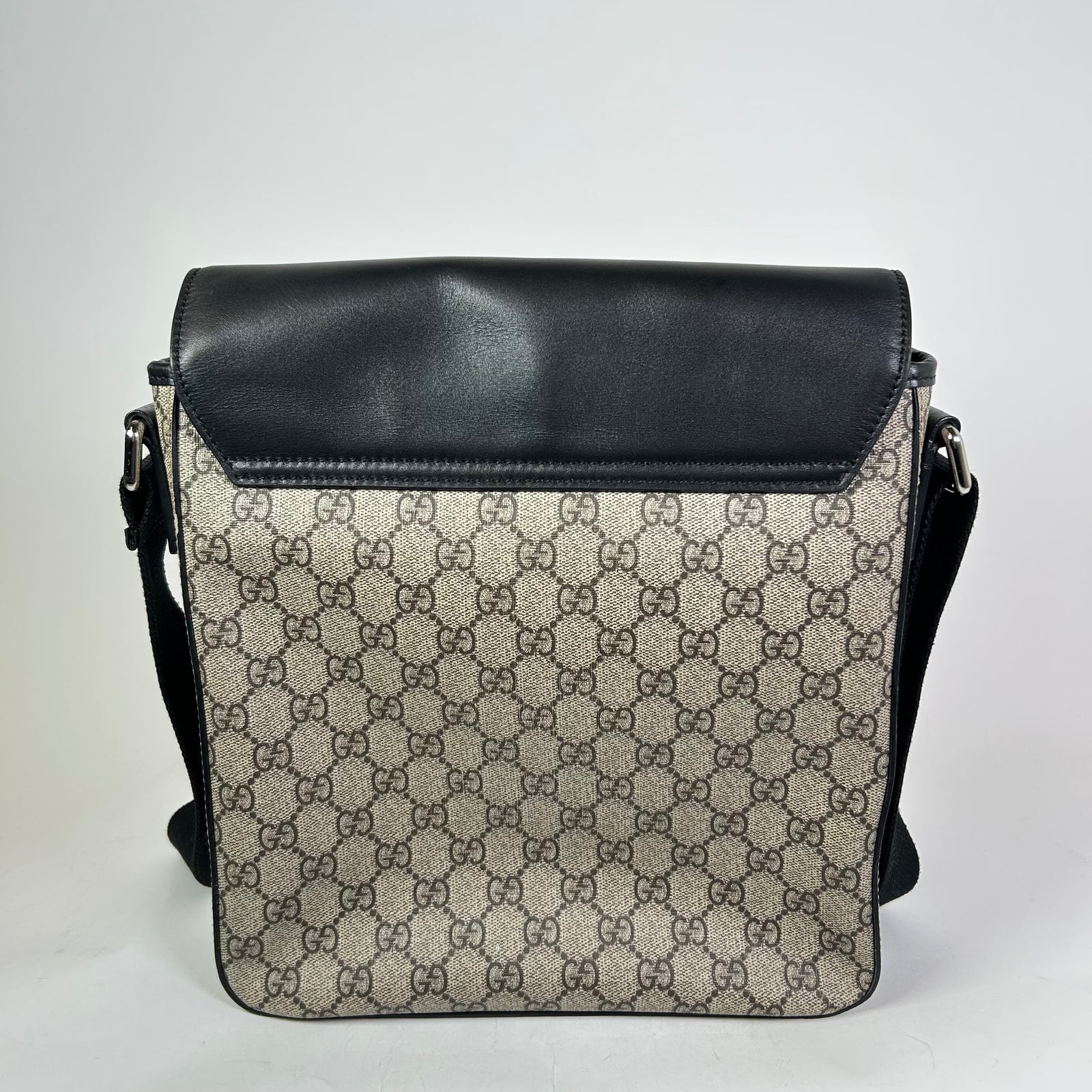Gucci GG Coated Canvas Buckle Messenger