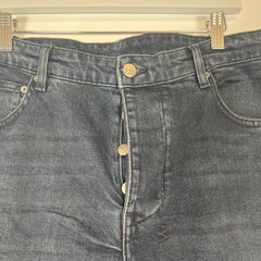 Ksubi Blue Wash Knee Holes Size 36