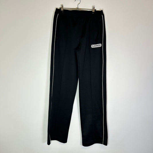 Givenchy Black Logo Jersey Track Pants Size M
