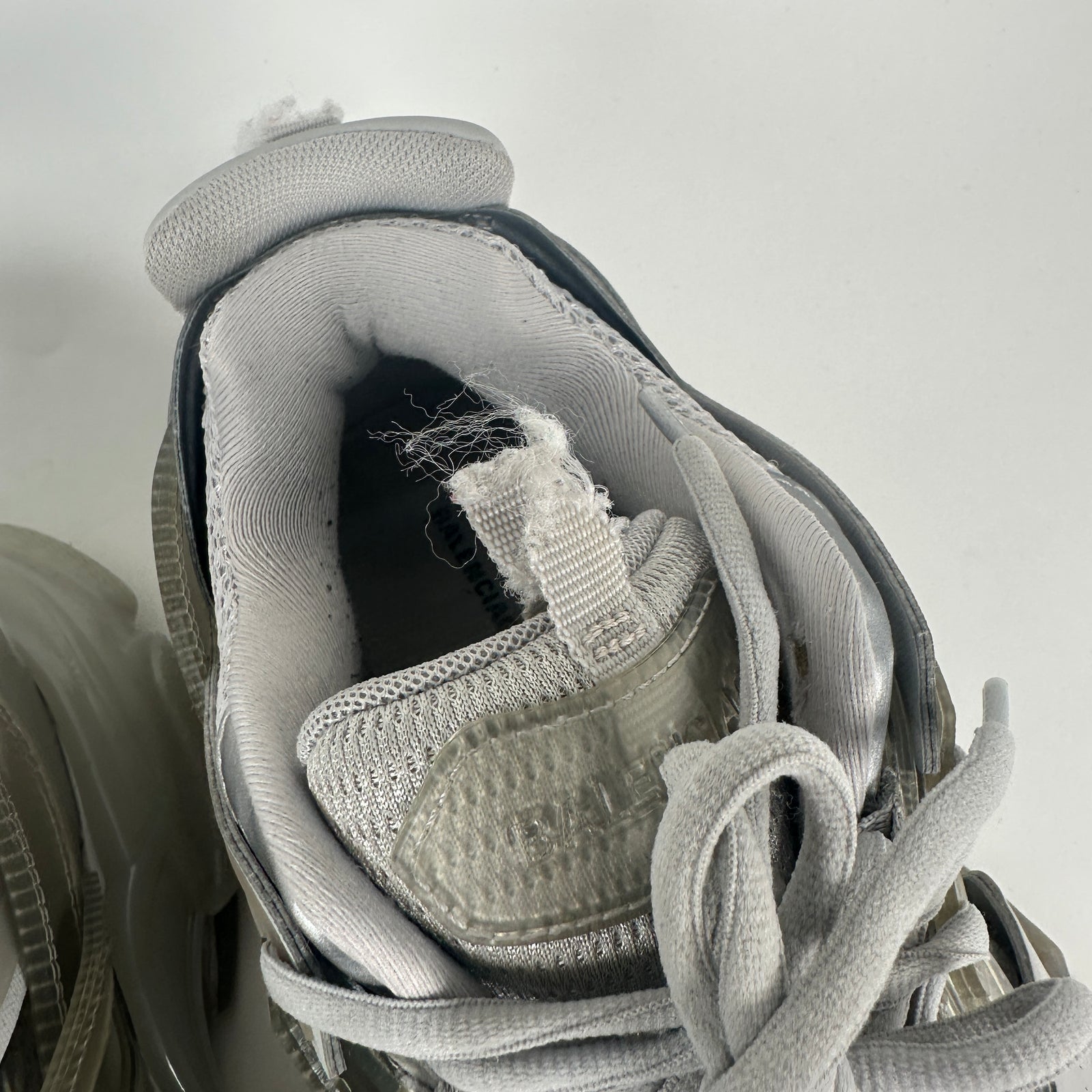 Balenciaga Grey Translucent Tracks Size 41