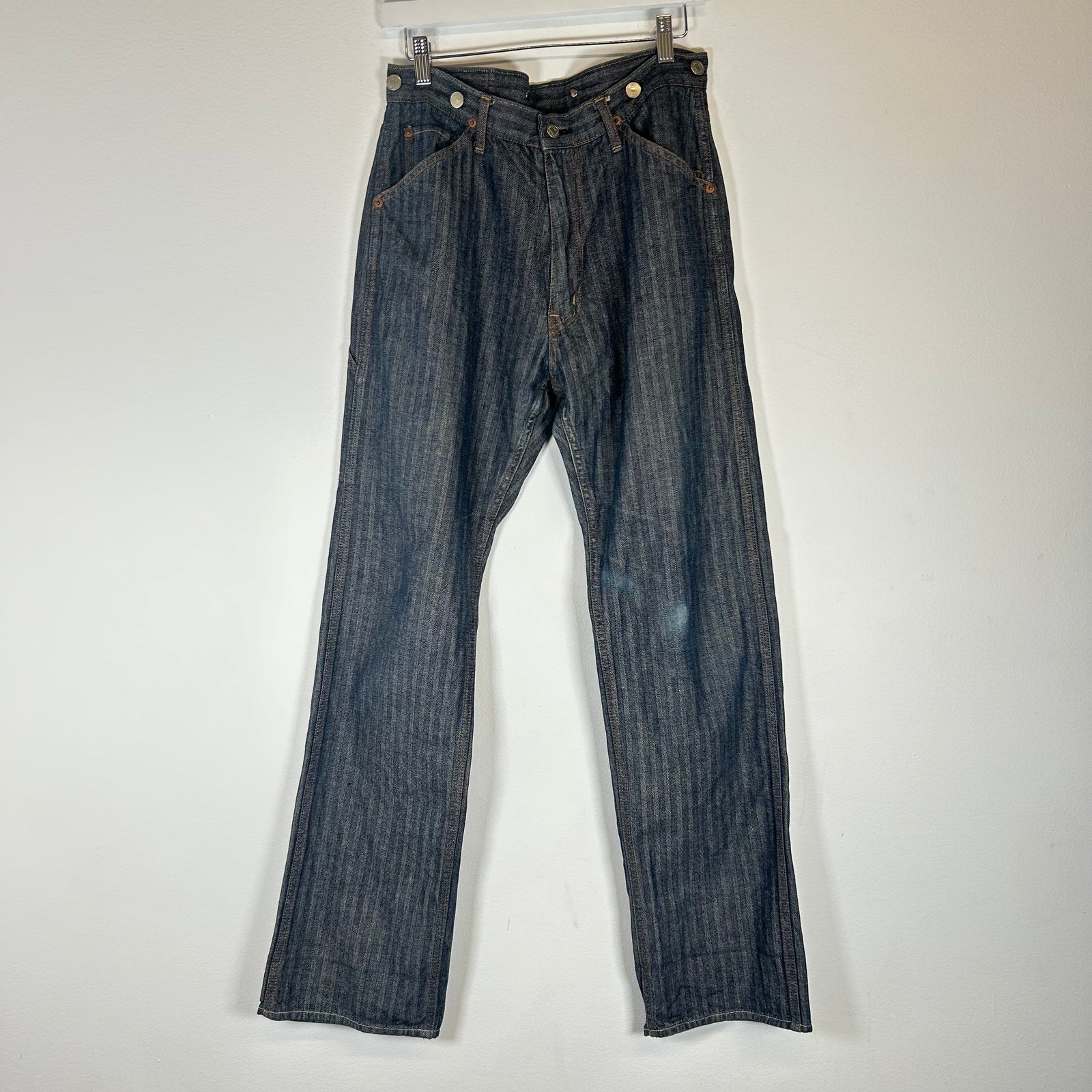 Hysteric Glamour Pinstripe Denim Jeans Size 30