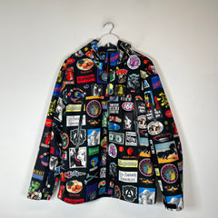 Supreme GORE-TEX SS21 Black Stickers Shell Jacket Size L