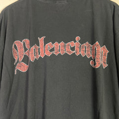 Balenciaga Spiral Crest Logo T-Shirt