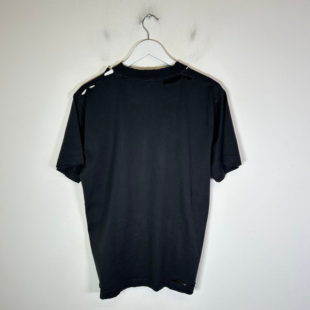 Balenciaga Planet Earth Distressed T-Shirt