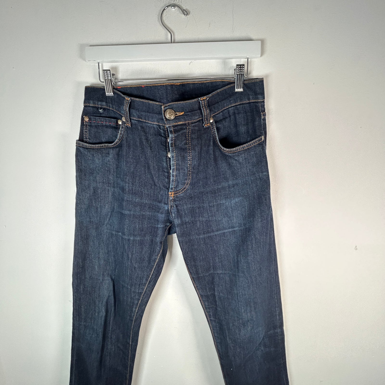 Isaia Raw Denim Jeans Size 46