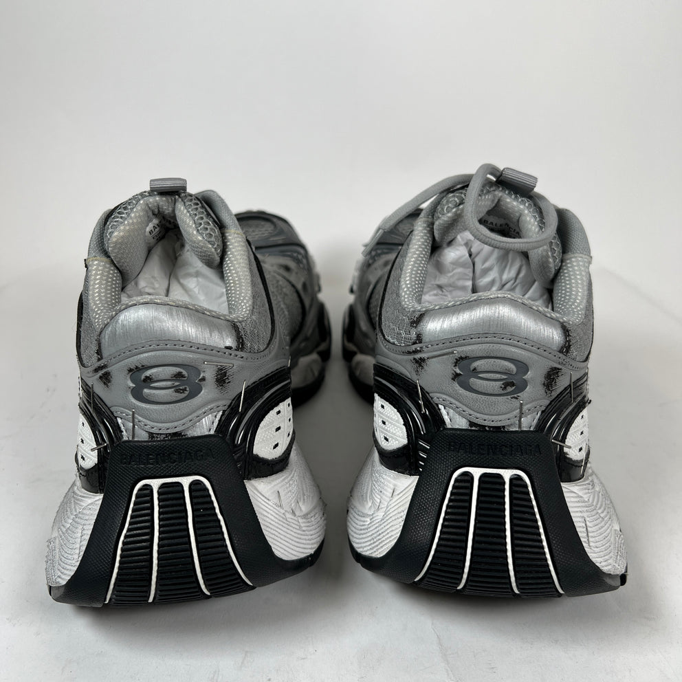Balenciaga Grey/Silver Stapler Runner Size 41
