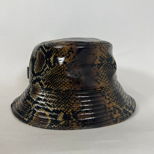 Versace Patten Snakeskin Bucket Hat