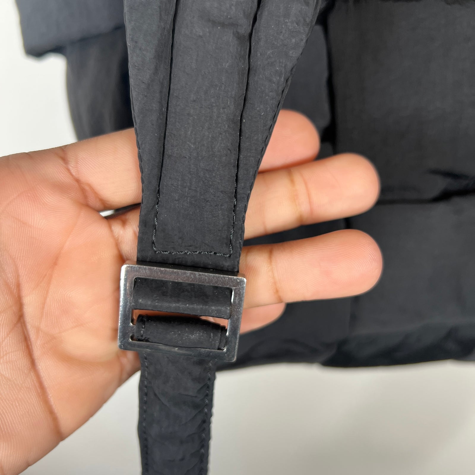 Bottega Veneta Black Padded Cassette Backpack