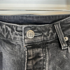 Ksubi Darkwash Distressed Jeans Size 34