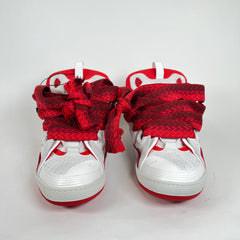 Lanvin Red/White Curb Sneaker Size 12