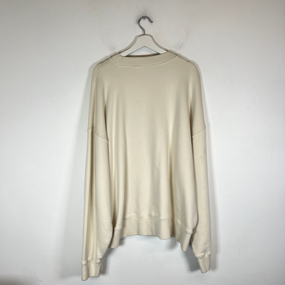Palm Angels Beige Spray Heart Crewneck Size XXL