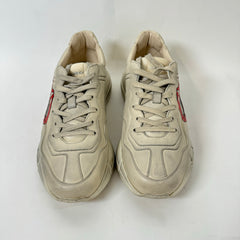 Gucci Rhyton Mouth Print Leather Sneaker Size 10.5
