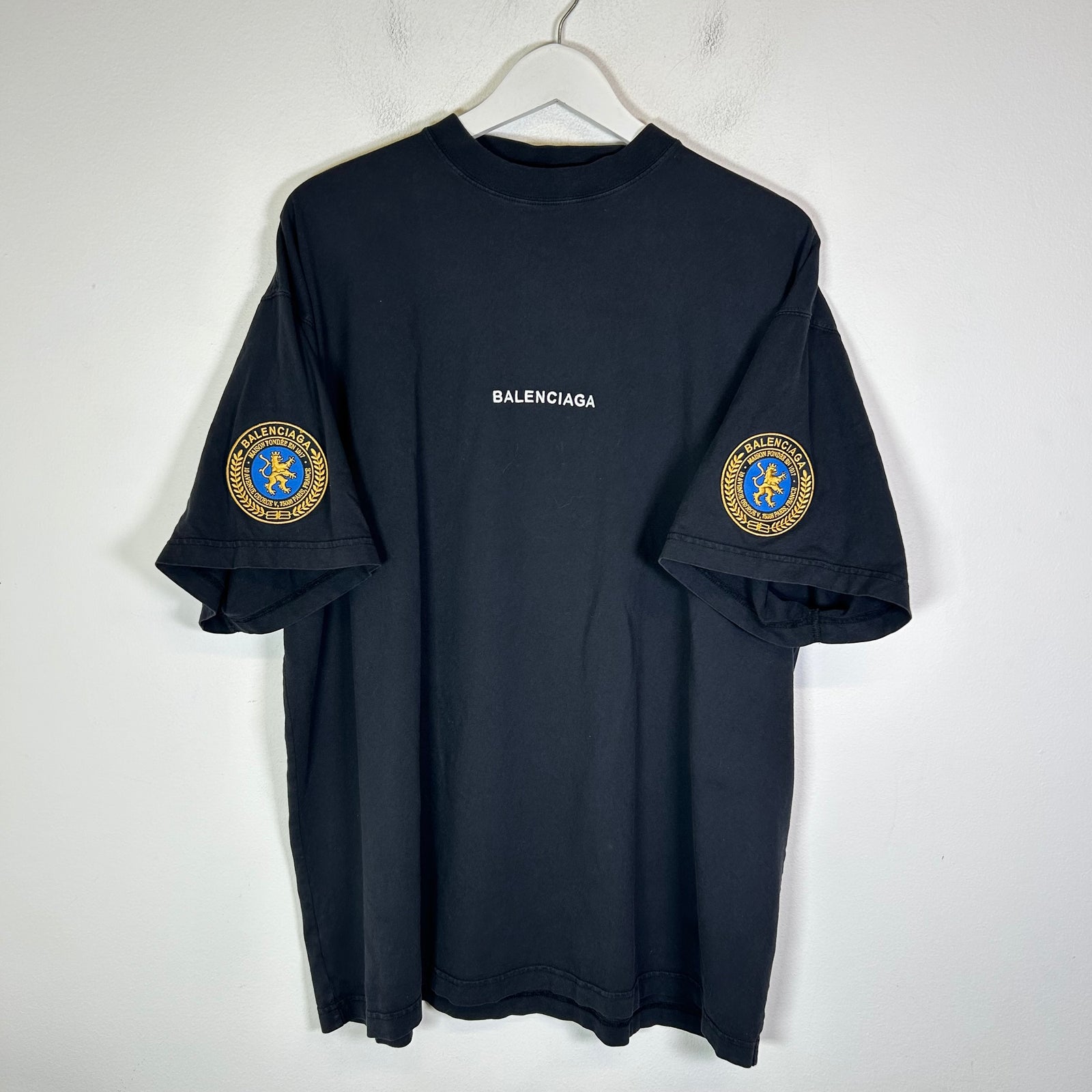 Balenciaga Uniform Patch Logo T-Shirt