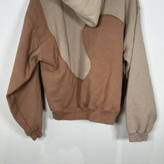 ERL Brown Wave Hoodie Size XL