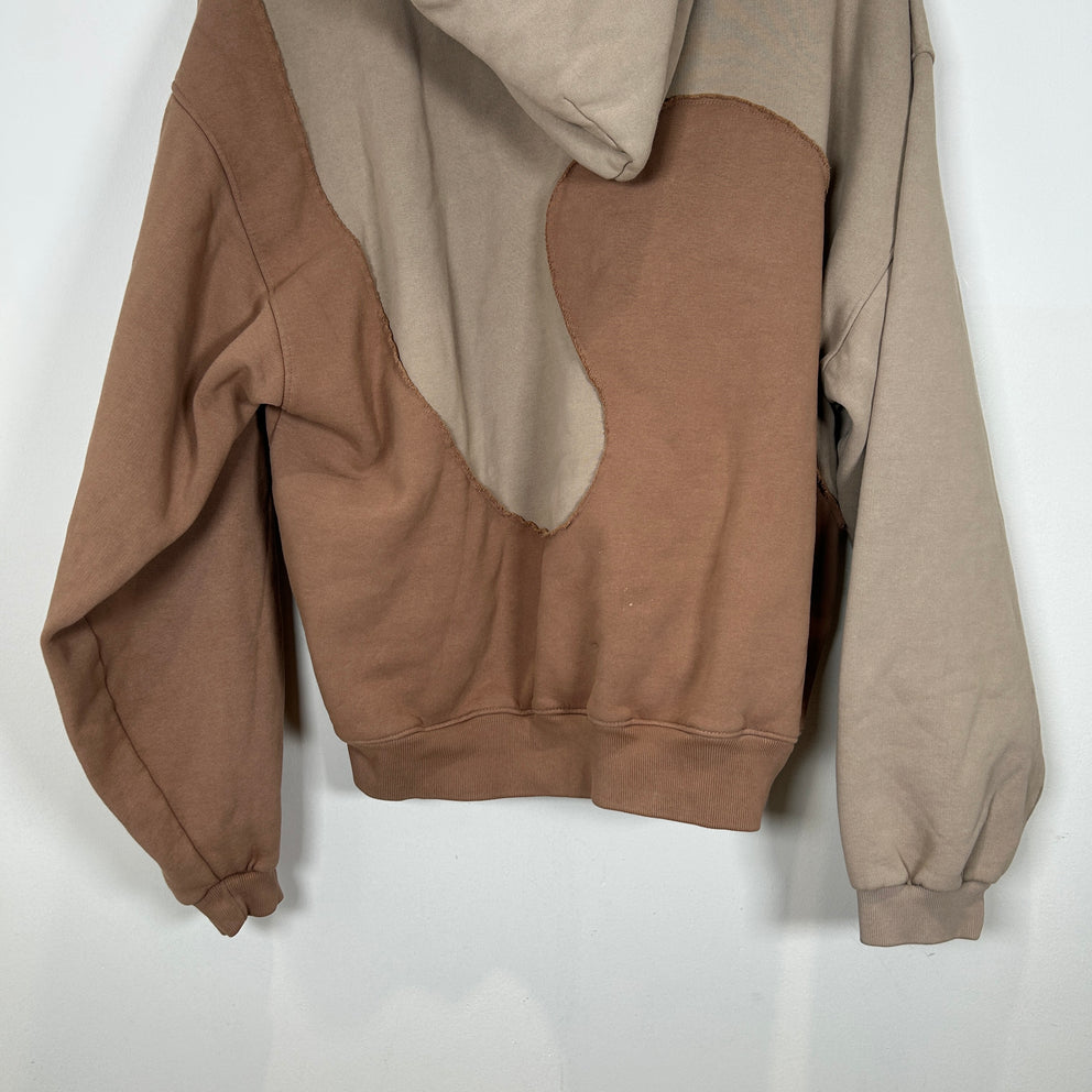 ERL Brown Wave Hoodie Size XL