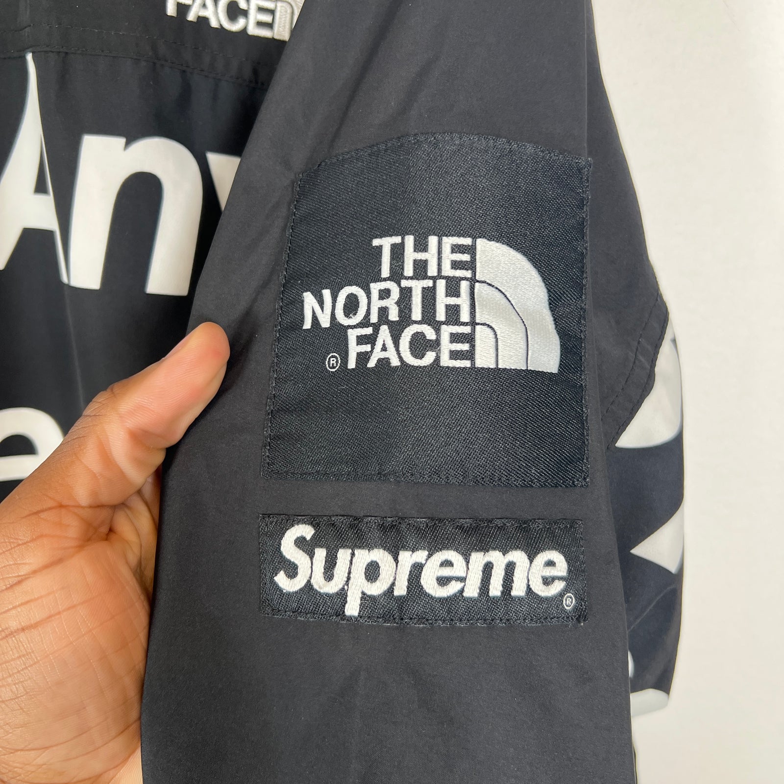 Supreme x The North Face Black By Any Means Necessary Mountain Jacket Size XL