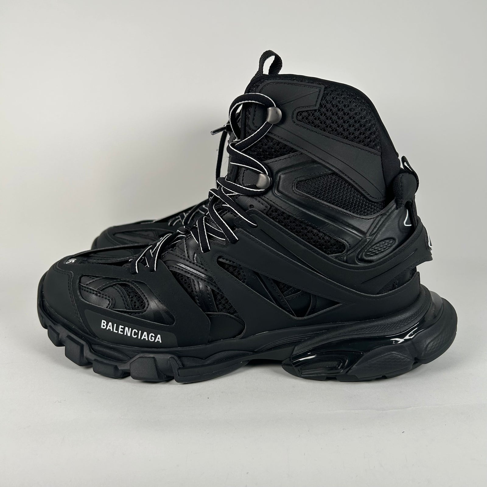 Balenciaga Track Hike Black High Top Size 12