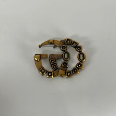 Gucci GG Multi Crystal Broach