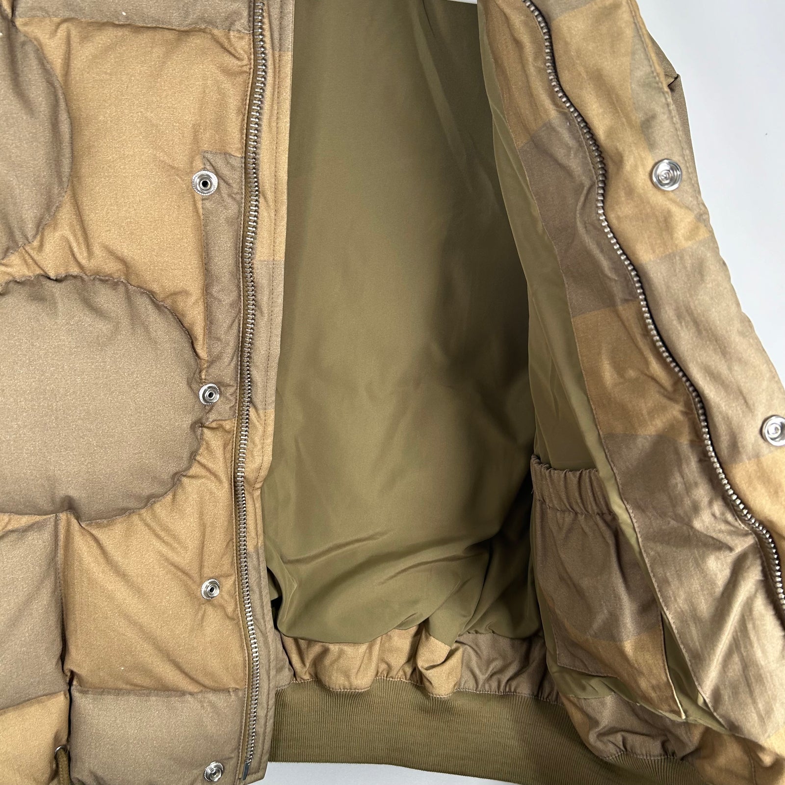 ERL Geometric Puffer Bomber Jacket Size S
