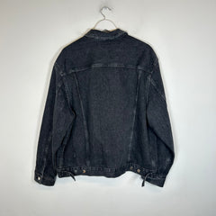 Songs For The Mute Black Washed Worker Denim Jacket Size 48