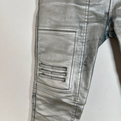 Rick Owens Aluminum Waxed Nagakin Jeans Size S