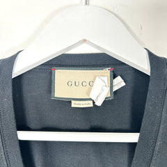 Gucci 'GG' Logo Black T-Shirt Size XS