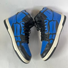 Amiri Royal Blue Skeleton High-Top Sneaker