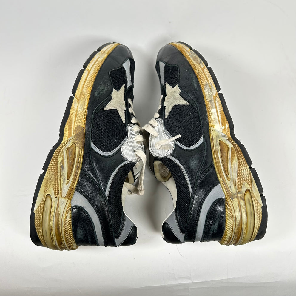 Golden Goose Black Dad Star Sneakers Size 11