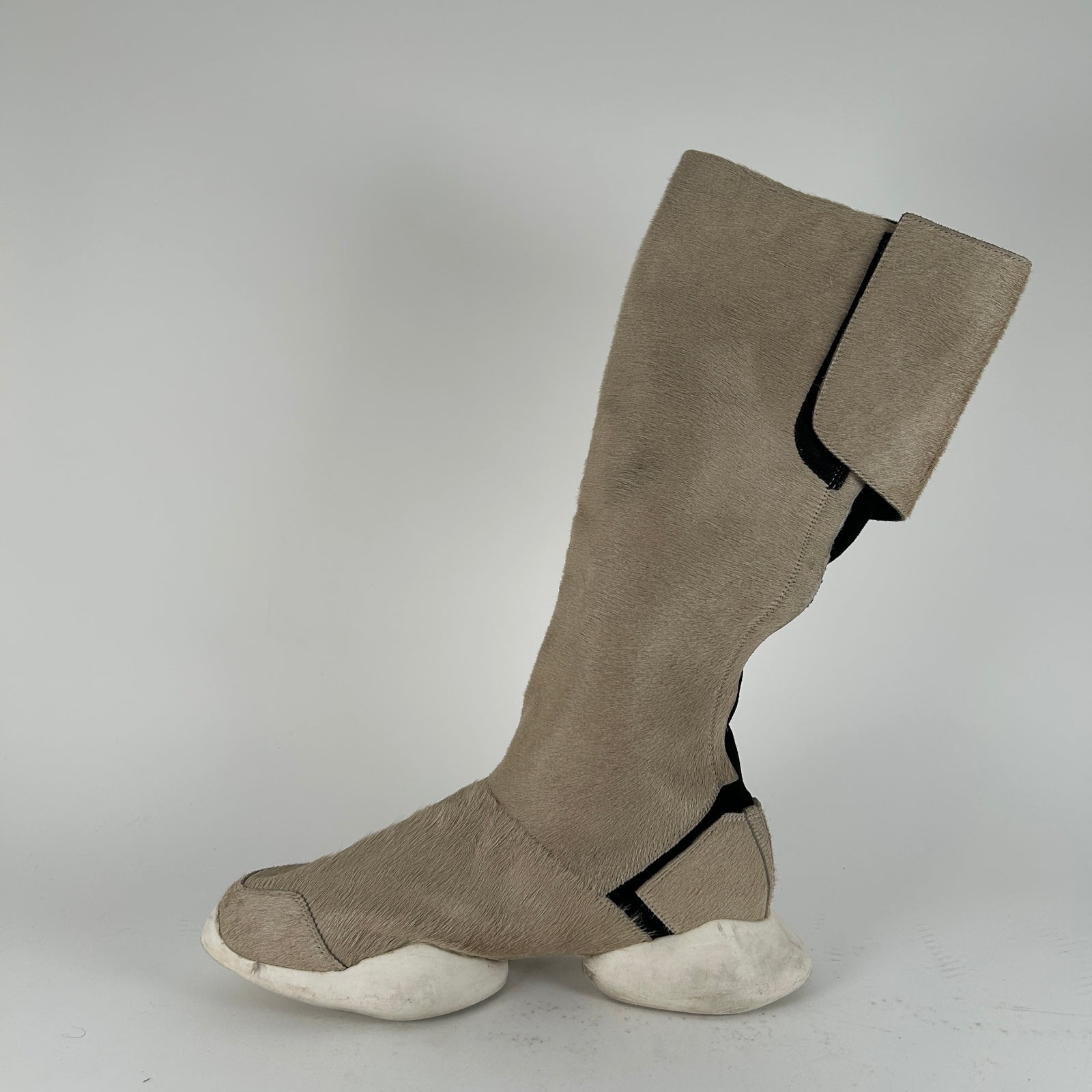 Rick Owens x Adidas Pony Hair Stretch Boot Size 44