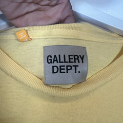 Gallery Dept Yellow ATK Logo T-Shirt Size XL