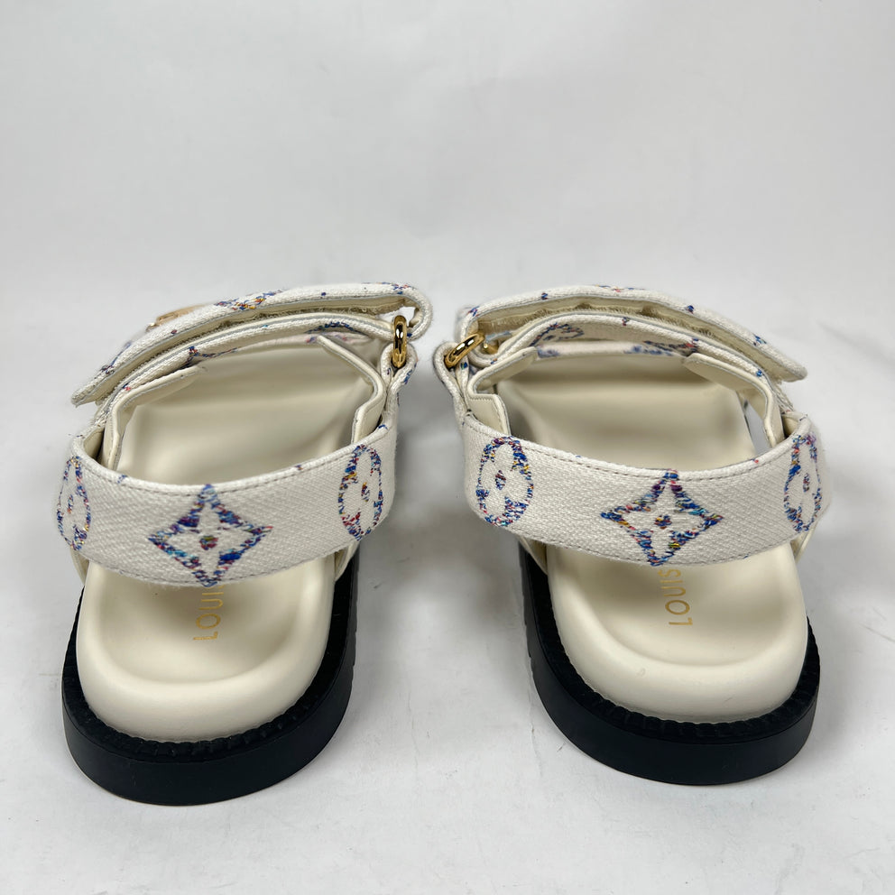 Louis Vuitton Monogram Sunset Comfort Sandals Size 39