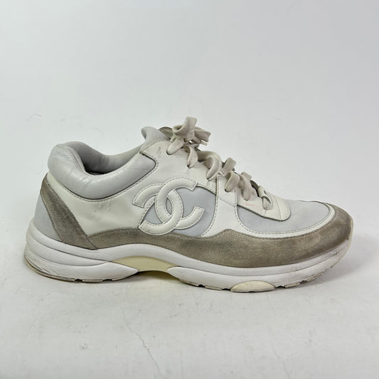 Chanel Suede Interlocking CC Runner